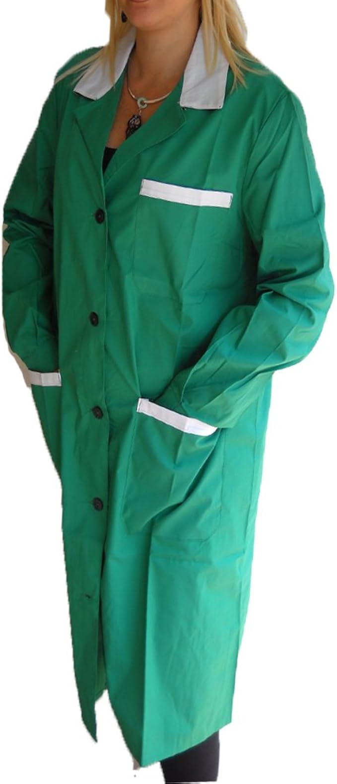 Camice Da Lavoro Donna Grembiule Senza Maniche Misto Cotone – Casual Chic Per Parrucchiere O Ufficio
