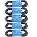 MCSPROAUDIO 5 Pack Balanced 100 Foot Shielded Male to Female 3 Pin XLR Mic Cable