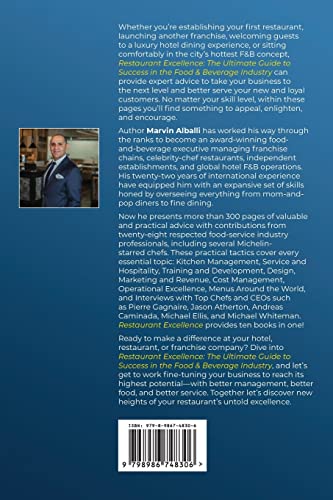 Restaurant Excellence: The Ultimate Guide to Success in the Food and Beverage Industry 1