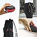 New Bee Headphone Headset Earphone Case High-end EVA Portable Protective Multipurpose Travel Holder Zipper Enclosure Storage Bag Case for Earphone Headset Earbuds Cable Key-Black(1-Pack)