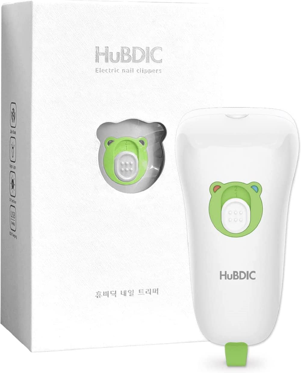 Photo 1 of ***It is used, it is missing a part and it is not known if it works 100% because it did not come with the connector***HubiBaby Baby Nail Trimmer Electric, Nail File Baby Nail Clippers, Safe 2 Speed Trimmer with Skin Guard, Rechargeable and Portable, Safe