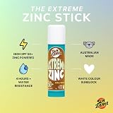 Sun Zapper Extreme Zinc Stick SPF50+ White Mineral Sunblock Australia view 2
