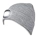 CHARGE CAP USB LED headlamp BEANIE - Activewear LED headlamp. Remove + Recharge bright LED lights, NO BATTERIES TO REPLACE, LED Beanie hat