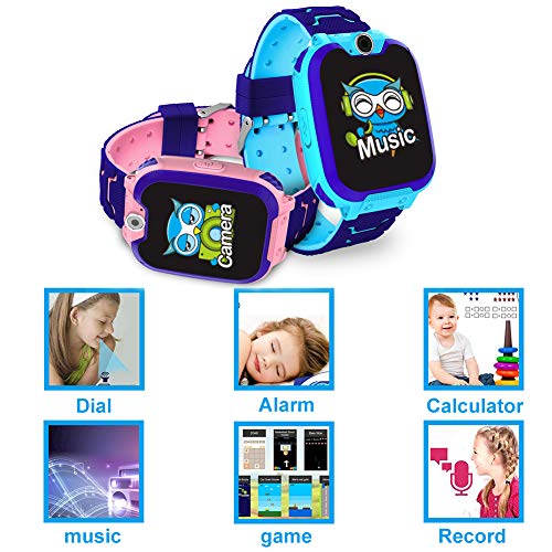 image for Deyawe Kids Smartwatch Phone,Colorful Touch Screen Smartwatch with Cam