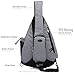 Magictodoor Sling Bag for Men Women Travel Packs Chest Backpack w/Anti-theft RFID Blocking Pocket & USB Charging Port