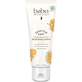 BABO Botanicals Sensitive Baby Fragrance-Free Daily Hydrating Baby Lotion - Shea Butter & Jojoba Oil - for Body & face - for Babies, Kids & Adults with Sensitive Skin - EWG Verified - Vegan