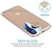 JAHOLAN iPhone 7 Case, iPhone 8 Case Amusing Whimsical Design Clear Bumper TPU Soft Case Rubber Silicone Cover for iPhone 7 iPhone 8 - Hungry Shark