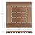 Yaheetech 27PCS Deck Tiles Interlocking Wood Composite Decking Flooring Patio Pavers Tiles Solid Wood and Plastic Indoor Outdoor 12 x 12" Brown