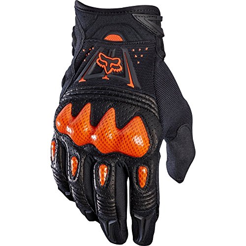 Fox Racing Bomber Men's MotoX Motorcycle Gloves - Black/Orange / Large