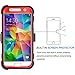 Galaxy S7 Case, Tekcoo® [TShell Series] [Red] Shock Absorbing [Built-in Screen Protector] Holster Locking Belt Clip Defender Heavy Case Cover for Samsung Galaxy S7 S VII G930 GS7 All Carriers