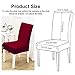 CosyVie Super Fit Universal Stretch Dining Chair Covers, Removable Washable Slipcovers for Dining Room Chairs 6 Pcs/Pack