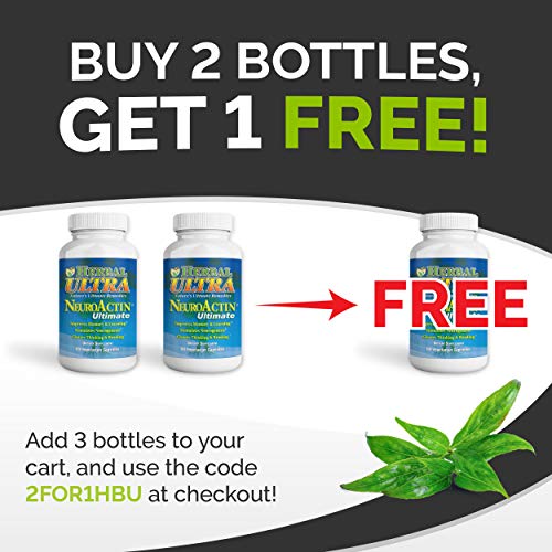 NeuroActin 90 Veggie Caps Memory Vitamins, Elderly Brain Function