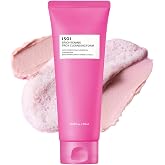 ISOI Rose PDRN 3-in-1 Pack Cleansing Foam with 5 Types Hyaluronic Acid, Face Wash + 1-Minute Pack, Coconut &amp; Palm-Derived Gentle Foaming Cleanser, Korean Skin Care (4.23 fl oz, 125ml)