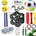 The Ultimate Sensory Fidget Toys Kit for Kids Prime 20 Packs Fidget Cube/Infinity Cube/Twisted Toy/Squishy Ball/Squeeze Bean/Fidget Pen/Rainbow Magic Balls ADD ADHD Stress Relax