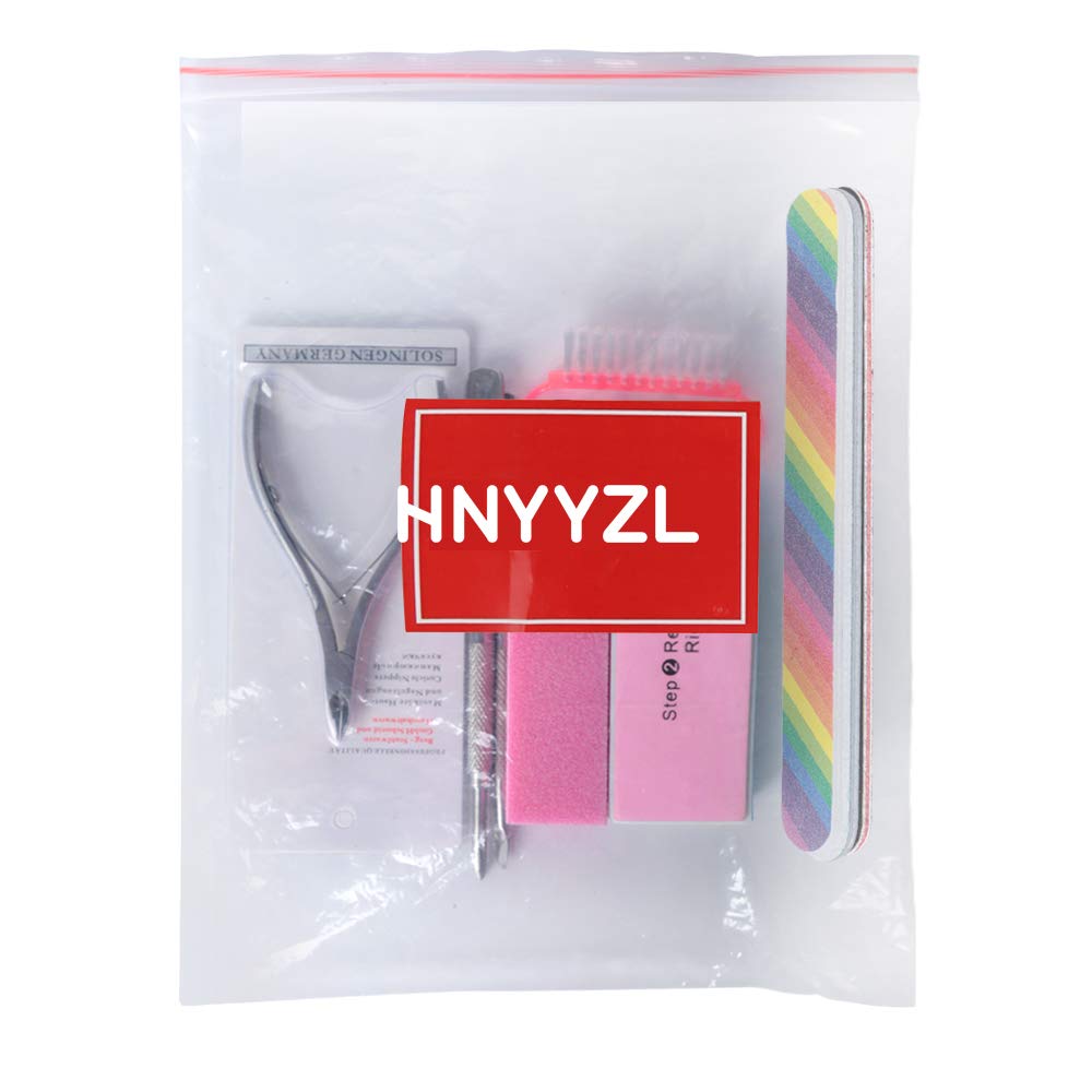 Nail File and Buffer- 3pcs Double Sided Nail File, Rectangular Nail Buffer, Buffer Block Sponge Polished, Nail Brush, Come with Cuticle Nipper and Pusher, Perfect Manicure Tool Kit for Shiny Nail : Beauty