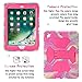 Kids Case for iPad 9.7 2018/2017, iPad Air 2, iPad Pro 9.7 Case Full Body Protective Silicone Cover Adjustable Kickstand for Apple iPad 9.7 5th / 6th Generation (Camo/Pink)