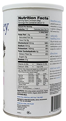 tera's: Simply Pure Grass-Fed rBGH-Free Whey Protein, Bourbon Vanilla, 12 ounce