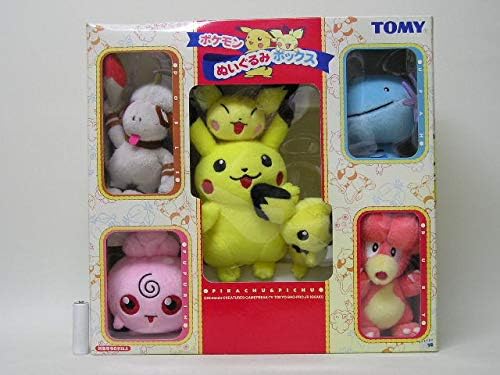 Amazon Tomy ポケモン ぬいぐるみ ボックス ドーブルププリンピカチュウピチューウパーブビィぽけもん さとし 名作 ぬいぐるみ ホビー