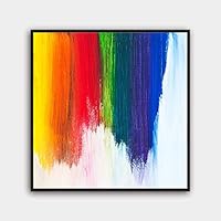 Framed Canvas Wall Art Abstract Canvas Prints Home Artwork Decoration for Living Room,Bedroom - 16x16 inches