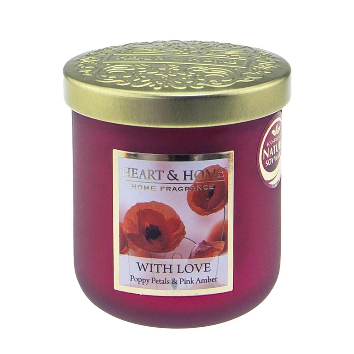 Heart & Home Scented Candle Small Jar Home Accessories 110 g - 30 h