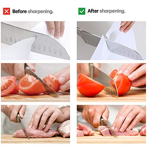 Knife Sharpening Stone Set, Finew Professional Whetstone Sharpener