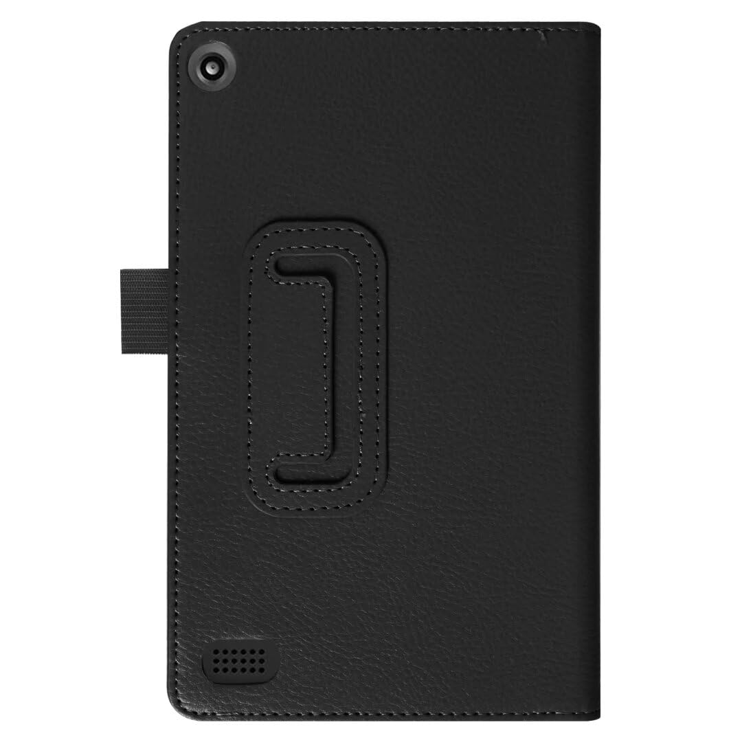 Photo 1 of SZLONKOU Tablet Cover for Amazon Kindle Fire 7 5th Generation SV98LN(2015 Release),Ultra Slim Folio Stand Lightweight Leather Case for Amazon Kindle Fire HD 7 2015 HD7 Gen 5th 7" (Li-Black)