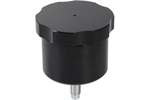 7/16-20 Thread Hydraulic Drift Brake Tank + Hydraulic Hand Brake Oil Tank,Universal Aluminum Handbrake Pot Racing Drift Tank 