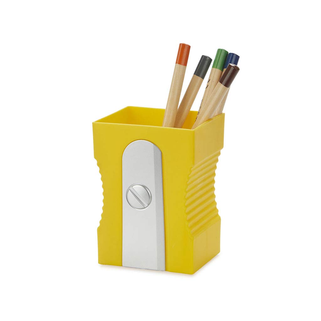 Balvi Pen holder Sharpener Yellow colour Keep your desk organized Original and fun sharpener-shaped p — image 1