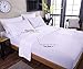 SONORO KATE Bed Sheet Set Super Soft Microfiber 1800 Thread Count Luxury Egyptian Sheets 18-Inch Deep Pocket，Wrinkle and Hypoallergenic-6 Piece (White, King-6 Piece)