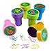 Tiny Mills 24 Pcs Dinosaur Stampers for Kids Assorted Stamps for Kids Dinosaur Party Favors and Supplies Goody Bag Pinata Fillers, Classroom Rewards