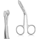 Professional Scissor Tweezers with Handles | Stainless Steel, Larger Grabbing Surface Area, Precision Eyebrow Tweezers, for Women and Men Facial Hair, No Hair Breakage