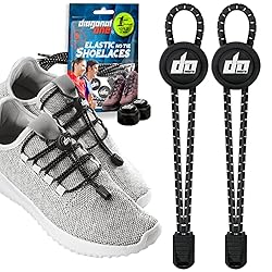 DIAGONAL ONE Elastic Shoe Laces for Men and