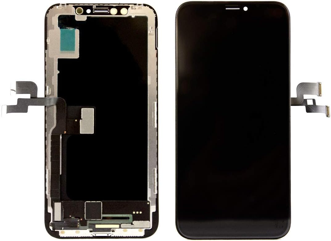 Ace Tech Compatible with iPhone X LCD Screen Replacement 5.8 Inch (Model A1865 A1901 A1902) Touch Screen Display digitizer Repair kit Assembly with Complete Repair Tools and Screen Protector