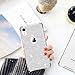 DAUPIN Compatible for iPhone XR Phone Case Protective Defender Thin Slim Cases Clear Bling Glitter Shockproof Cover for Women Girls for iPhone XR 6.1 inch (Silver)