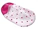 BSLINO 8-36 Months Cute Baby Girl Mary Jane Toddler Anti Slip Skid Strap Foot Socks + Gift Bag + Gift Card, Stripes No-Show Crew Boat Socks Footsocks Sneakers, Pack of 5