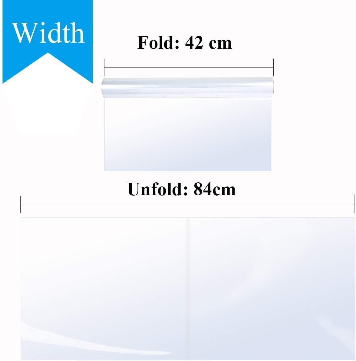 Clear Cellophane Wrap Roll 33'' x 115' Ft, 3 Mil Thick (White Dot) Clear Cellophane Wrapping Paper | Wrap Roll | Cellophane Roll | Cellophane Wrap for Gifts, Baskets, Flowers: Everything Else