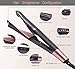Hair Straightener Curling Iron 2 In 1 Professional Flat Ceramic Straightening Curler Wand with LED Display 1 Inch Twist Plate Tourmaline Dual Voltage Travel Hair Styling Tools(Grey)thumb 4