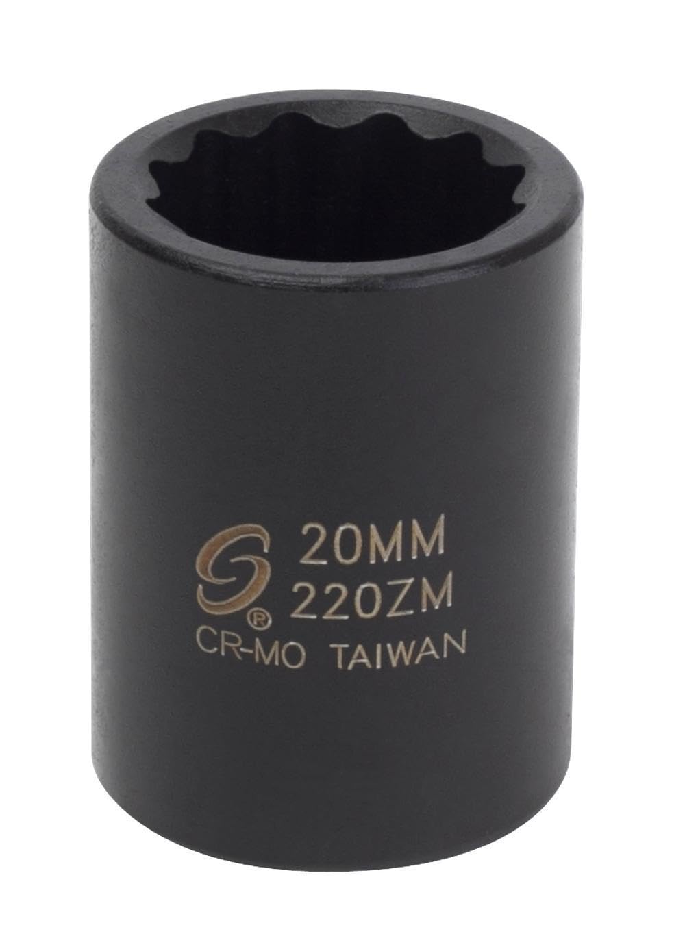 Sunex 220zm 1/2-Inch Drive 20-mm 12 Point Impact Socket