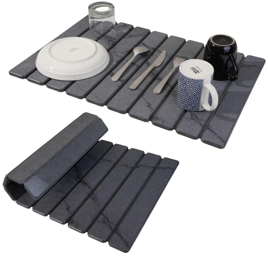 Large Stone Dish Drying Mat