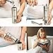 Manual Coffee Grinder - Conical Burr Coffee Grinder - Hand Coffee Grinder Gift Set - Adjustable for Fine/Coarse Grind, Perfect for French Press, Cold Brew & Pour Over - Burr Mill Coffee Grinder