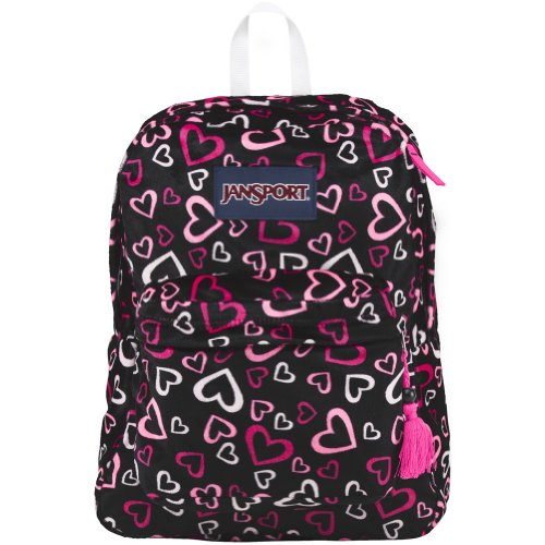 JanSport High Stakes Backpack - Pink Tulip Lots Of Love / 16.7