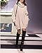 Sarin Mathews Autumn Womens Cowl Neck Long Sleeve Knit Baggy Pullover Sweater LightApricot L