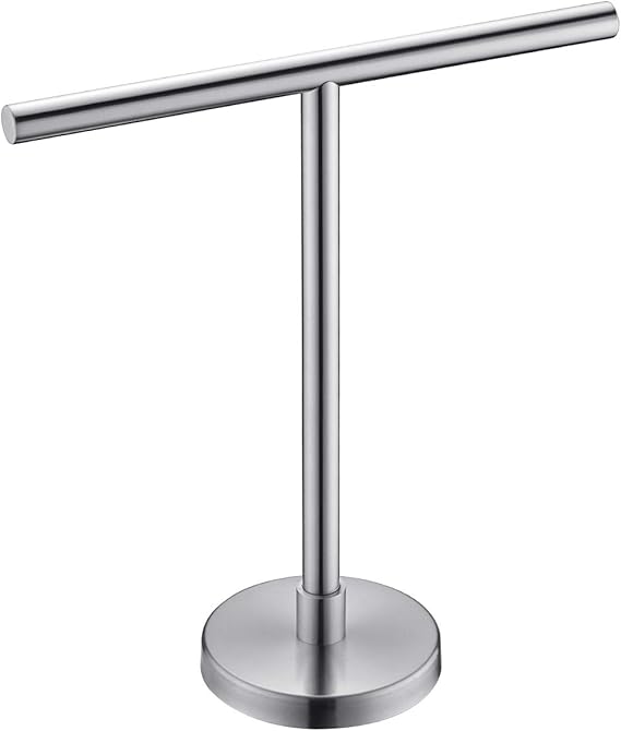 Miyili Freestanding Countertop Towel Holder for Bathroom