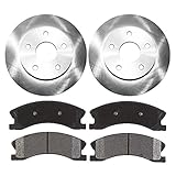Prime Choice Auto Parts RSMK6120-6120-945-2-4 Front Metallic Brake Pads and Rotors Left & Right