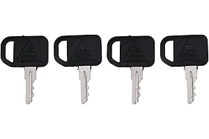 DVPARTS 4X Equipment Key #AM125504 Compatible with John Deere Z225 Z235 Z245 Z255 Z335E Z335M Z345M Z345R Z355E Z355R Z375R Z425 Z435 Z445 Z465 Z510A Z520A Z535R Z540M Z540R Z625 Z645 Z655 Z665