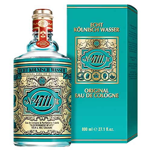 4711® Echt Kölnisch Wasser | Eau de Cologne 800ml Molanusflasche - Duftklassiker im ikonischen Flakon - unisex - wohltuend für Körper, Geist und Seele