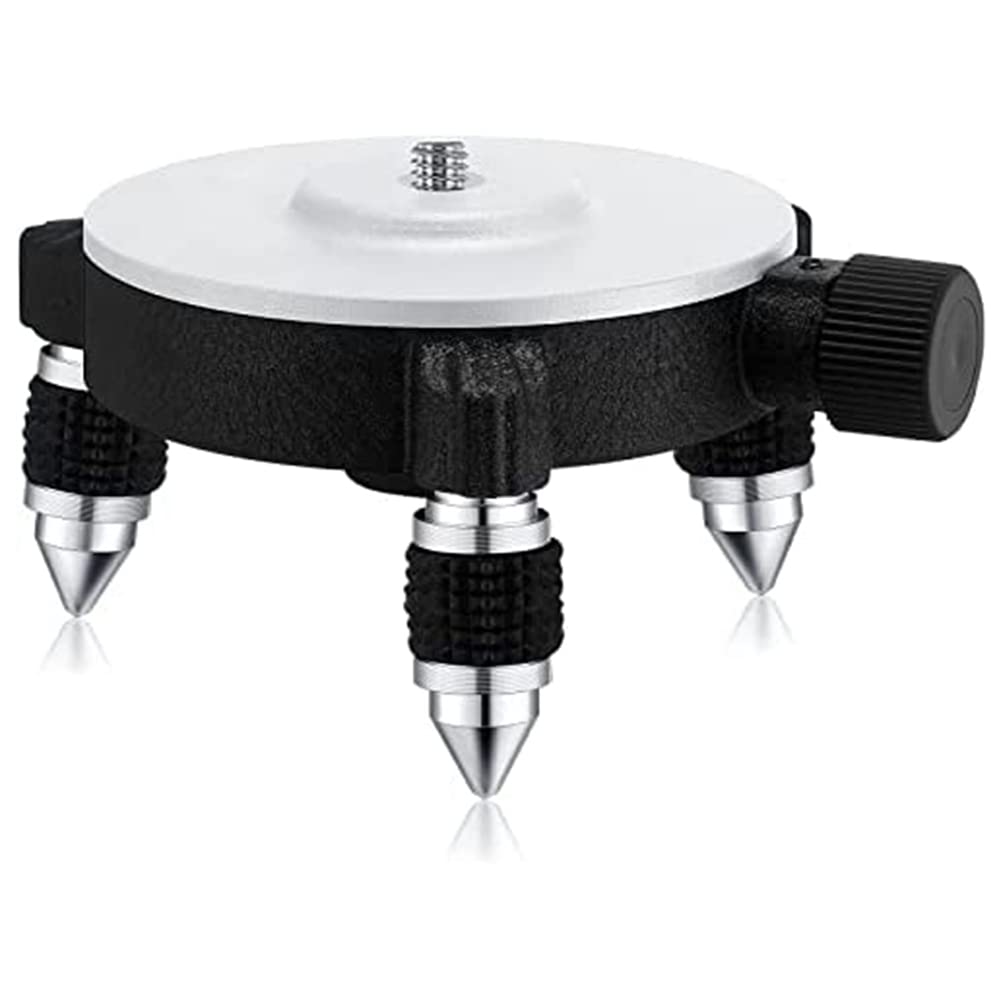 Yindhgdr Black Base Adapter Plastic Base Adapter for Level Tripod Connector Pivoting Base Fine Tuning Holder