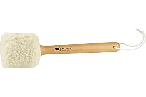 SONIC ENERGY Gong/Tam Tam Mallet Beater with Beech Wood Handle and Soft Fleece Head — MADE IN GERMANY — for Meditation, Sound Healing Therapy and Yoga,2-YEAR WARRANTY