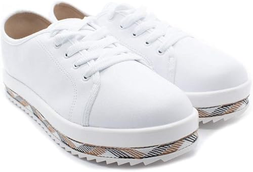 tênis beira rio flatform vinil branco