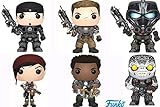 Pop! Games: Gears of War Marcus Fenix, Armored JD Fenix, Clayton Carmine, Armored Kait Diaz, Armored Del Walker, Locust Drone! Vinyl Figures Set of 6